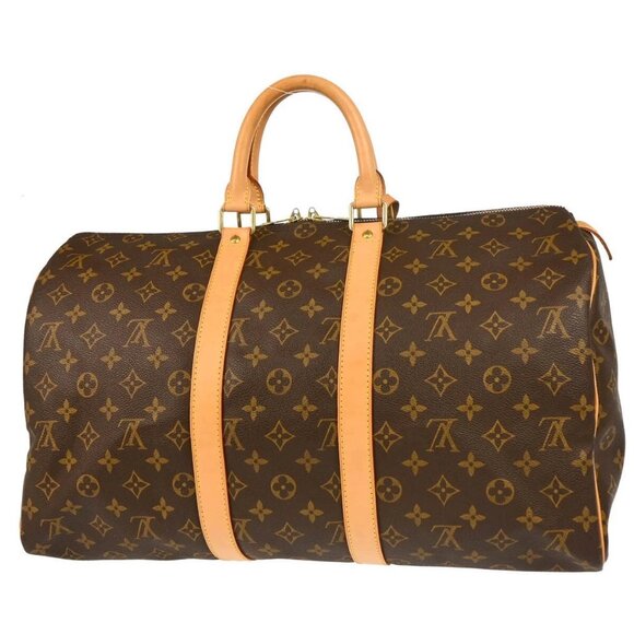 Louis Vuitton Monogram Keepall 45 Travel Duffle Handbag - Picture 13 of 15